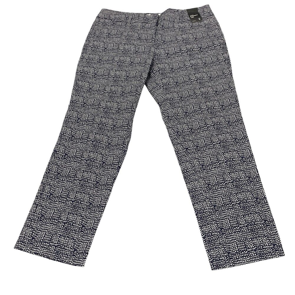 New York and Company Stretch Stretch Crop Pants Size 2 Blue MSRP $44 -24"Inseam